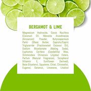 Schmidt's Aluminum-Free Vegan Deodorant Bergamot & Lime 4 Count for Women and Men, with 24 Hour Odor Protection, Natural I...