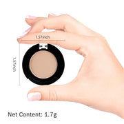 Monochrome Matte Eyeshadow Makeup Palette, Highly Pigmented Dark Brown Eyeshadow Palette, Matte Pressed Powder Eye shadow ...