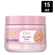 Dove Moisturizing Body Wash & Scrub | Confetti Cake Scent | 20oz Wash + 15oz Scrub | Limited Edition - Product Image