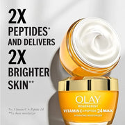 Olay Vitamin C MAX Face Moisturizer, Brightening Cream for Women, Hydrating, Evens Tone, Dark Spot & Hyperpigmentation Red...