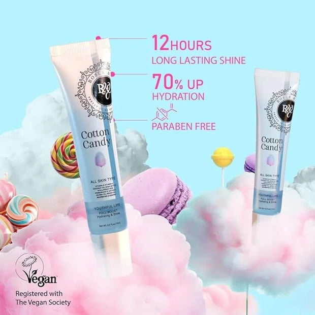 ROSÉE & CO Rosee Lip Gloss Vegan & Cruelty Free Treatment, Professional Make up, Long Lasting Glossy with Shea Butter, Moi...