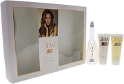 Jennifer Lopez Glow 3 Pc. Gift Set (Eau De Toilette Spray 3.4 Oz + Body Lotion 2.5 Oz + Shower Gel 2.5 Oz) for Women By Je...