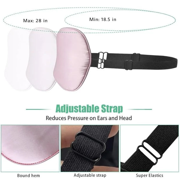 BeeVines Gel Eye Masks & Silk Sleep Mask - Product Image