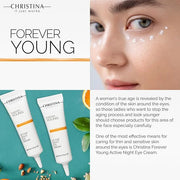 '-CHRISTINA- Forever Young Active Eye Night Cream with Retinol | Avocado Oil Eye Cream | Rejuvenates, Moisturizes, and Nou...