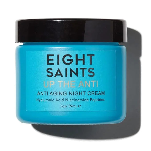 Eight Saints Skin Care Up the Anti Night Cream Face Moisturizer to Reduce Fine Lines and Wrinkles, Natural and Organic Ant...