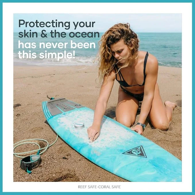 Reef Safe Sunscreen SPF 50 Mineral Face Balm, Hawaii & Mexico Approved, Biodegradable, Zinc, Allantoin, Oxybenzone & Octin...