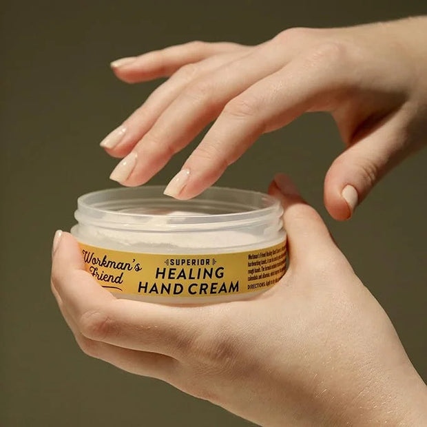 WORKMAN'S FRIEND Superior Healing Hand Cream - Intense Moisturizer - Heals Extremely Dry & Cracked Skin - 2.5 ounce - Prod...