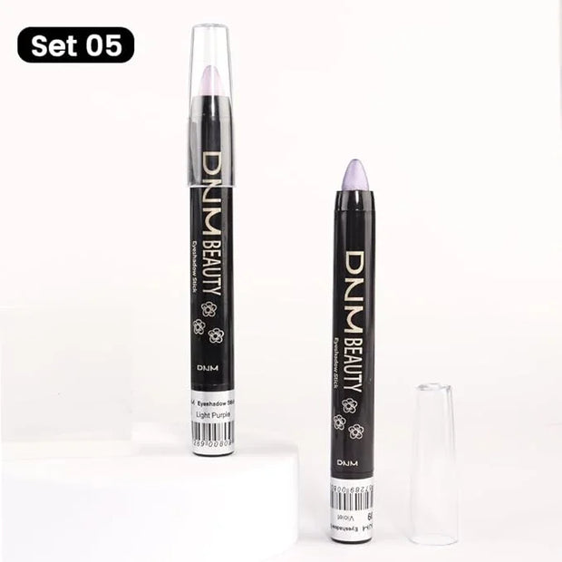 Kaely 2Pcs Cream Eyeshadow Stick Set for Eyes,Light Purple & Vioiet Shimmer Pen,Eye Brightener Halloween Makeup,sombras pa...