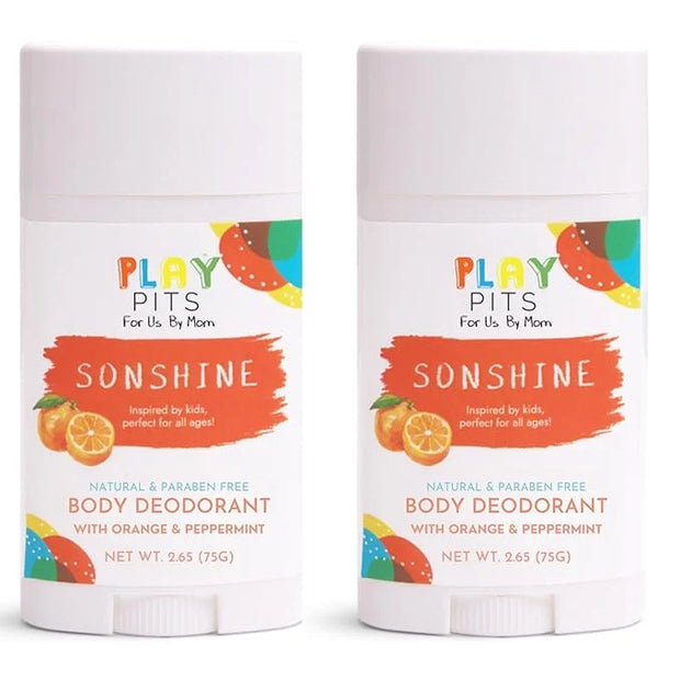 PLAY PITS - Natural Kids Whole Body Deodorant - Safe for Girls & Boys w/Sensitive Skin of All Ages - Clean, Non-Toxic, & P...