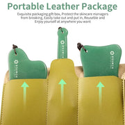 3PC Gua Sha Tools Set - Natural Nephrite Jade Facial & Body Stones, Hypoallergenic Skin Care Kit with Adjustable Cord & A ...