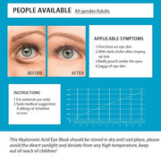 Under Eye Patches, Hyaluronic Acid Eye Mask Moisturizing, 60PCS Gel Eye Masks Pads With Collagen Eye Treatment for Reducin...
