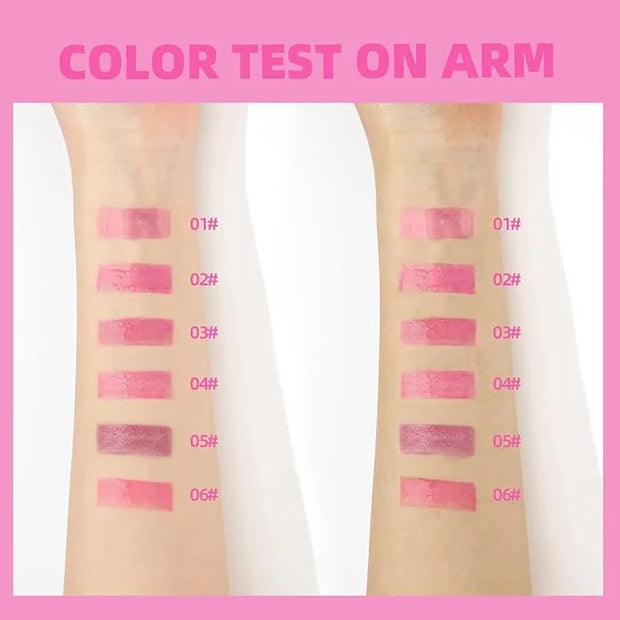 Magic Color Changing Lip Oil Ph, Glitter Lip Gloss, Upgraded Big Brush Head Moisturizing Lip Oil Long Lasting Nourishing L...