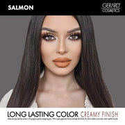 Gerard Cosmetics Color Your Smile Lip Gloss Salmon, Super Pigmented Peach Lip Gloss with LED Light and Mirror, Shiny Finis...