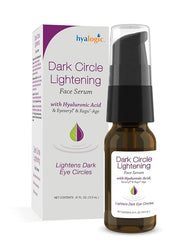 Hyalogic Dark Circle Lightening Face Serum - Treat Under Eye Dark Circles w/Hyaluronic Acid, Eveseryl & Regu-Age - Soothe,...