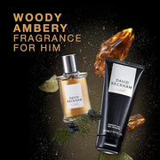 David Beckham Classic Eau de Toilette + Shower Gel Gift Set, Notes of Grapefruit, Cashmere Wood, and Musk, Men's Fragrance...