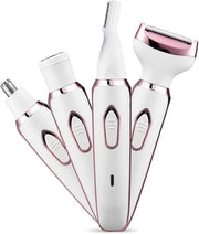 Bikini Trimmer for Women, Electric Razor Hair Shaver for Face Nose Eyebrow Beard Mustache Arm Leg Armpit Bikini, Replaceab...