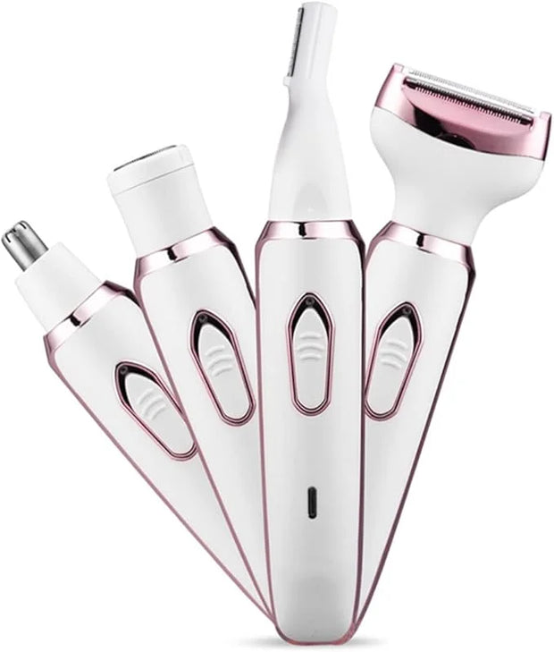 Bikini Trimmer for Women, Electric Razor Hair Shaver for Face Nose Eyebrow Beard Mustache Arm Leg Armpit Bikini, Replaceab...