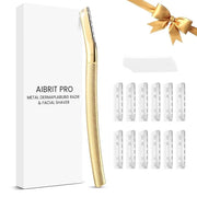Dermaplaning Tool for Face, Dermaplane Razor for Peach Fuzz with Metal Grip, Professional Eyebrow Razor for Women, Facial ...