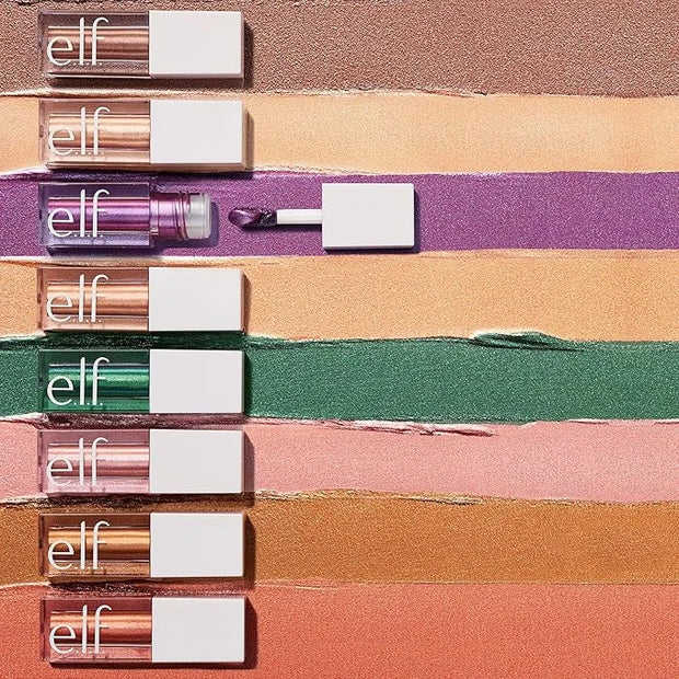 e.l.f. Liquid Metallic Eyeshadow, Quick-Drying, Long-Lasting, Gel-Based Formula For One-Swipe Pigmented Coverage, Vegan & ...