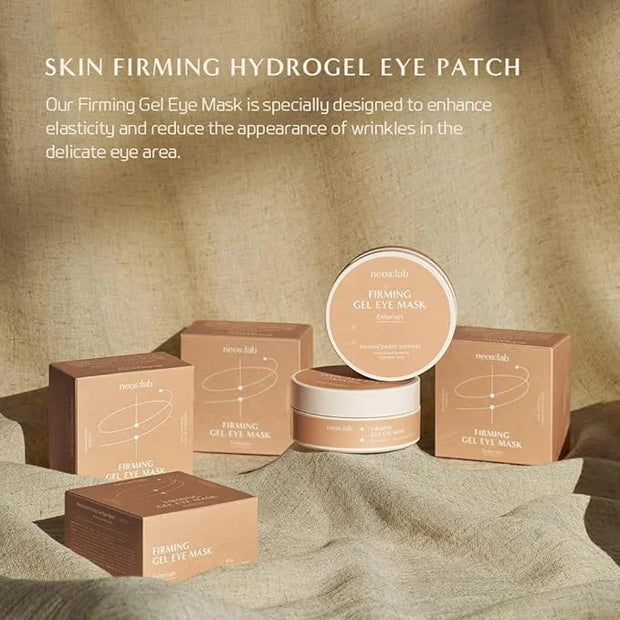 Firming Gel Eye Mask 60ea (30pairs) - Refreshing Hydrogel Eye Patch with Collagen, Peptide, Rice Ceramide, Lactobacillus F...