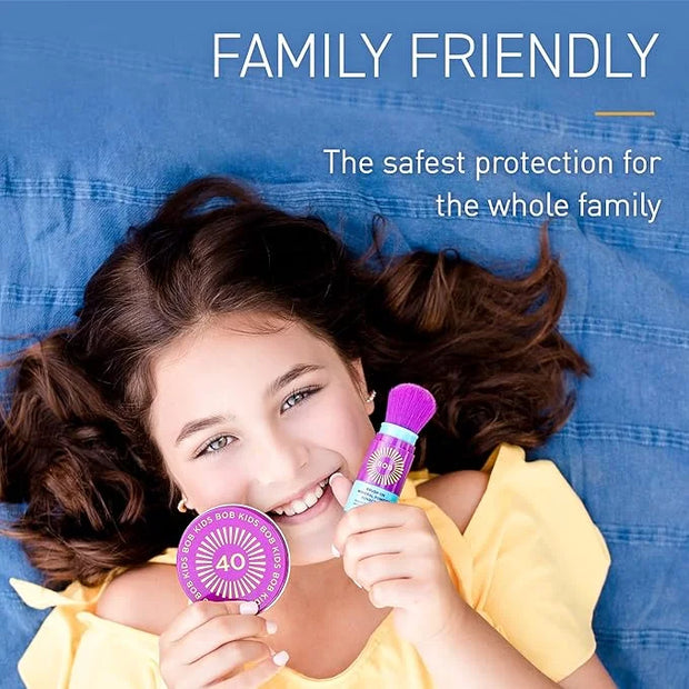 BOB KIDS Balm, SPF 40 Broad Spectrum Mineral Sun Protection, Hydrating, Perfect for Winter and Water Sports, Safe for Sens...