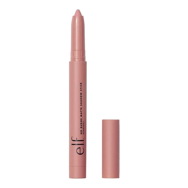 e.l.f. No Budge Matte Shadow Stick, One-Swipe Cream Eyeshadow Stick, Long-Wear & Crease Resistant, Matte Finish, Bombshell...