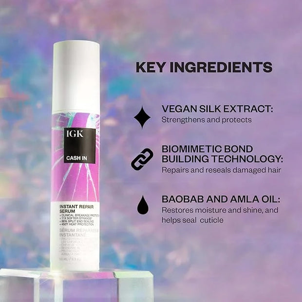 IGK Cash In Instant Repair Serum 50 ml / 1.7 oz - Product Image