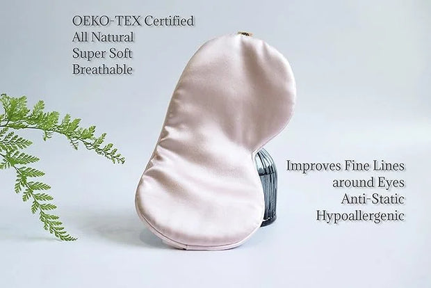Silk Eye Mask for Sleeping (Rose Water) - Product Image