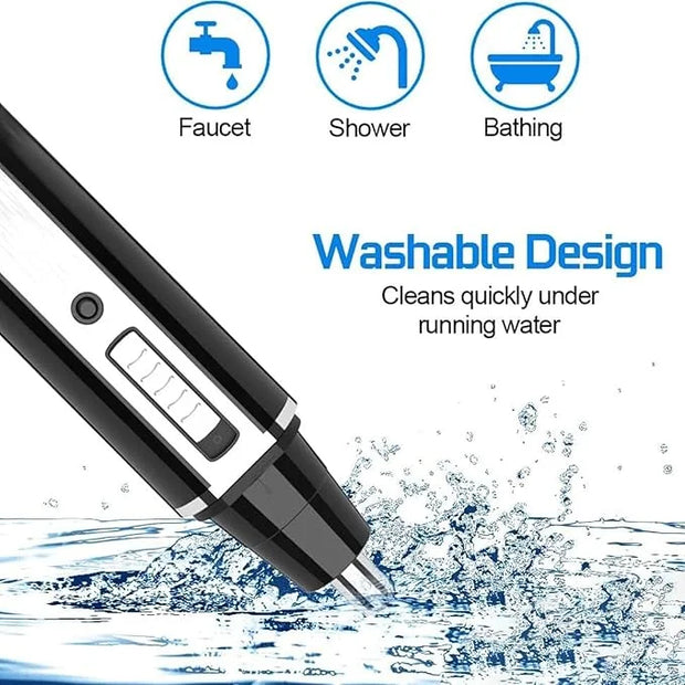 Nose Hair Trimmer for Women and Men, 4-in-1 Facial Hair Removal Trimmer Professional Eyebrow & Facial Hair Trimmer, Rechar...