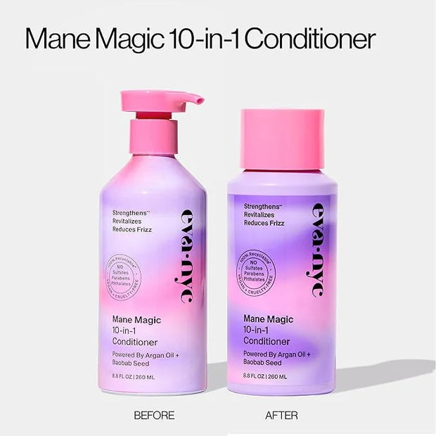 Eva NYC Mane Magic 10-in-1 Hair Conditioner, Sulfate Free Conditioner for Soft and Smooth Locks, Strengthening Conditioner...