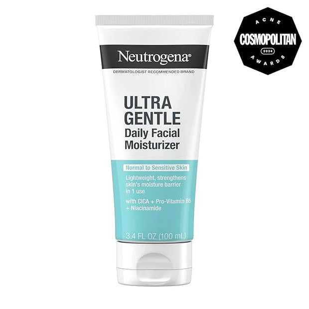 Neutrogena Ultra Gentle Fragrance Free Daily Face Moisturizer, Facial Moisturizer for Sensitive & Dry Skin with CICA, Pro-...