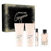 Gorgeous by Michael Kors for Women - 4 Pc Gift Set 3.4oz EDP Spray, 3.4oz Body Lotion, 3.4oz Shower Gel, 0.33 oz EDP Spray...