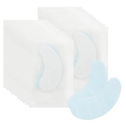 100 Pairs Hydrogel Under Eye Gel Patches Lint Free Eye Lash Pads Eyelash Extension Tool Mask Eyepads, Transparent/Blue - P...