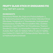 COLORGRAM Fruity Glass Stick 01 ENDEARING FIG | Long-Lasting Juicy Lip Tint with Radiant, Glossy Finish | Melting Syrupy T...