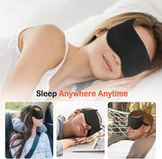 Cute Sleep Eye Mask for Kids, 3D Contoured Cup Sleeping Mask & Blindfold, Concave Molded Night Sleep Mask, Block Out Light...