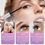 Premium Eyelash Growth Serum and Eyebrow Enhancer by Aomock, Lash Serum - 5ml,Lash Boost Serum for Longer, Fuller, Thicker...