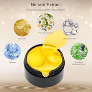 Under Eye Patches (24K Gold, 60PCS) - Under Eye Mask for Puffy Eyes, Fine lines, Dark Circles and Puffiness, Collagen Skin...