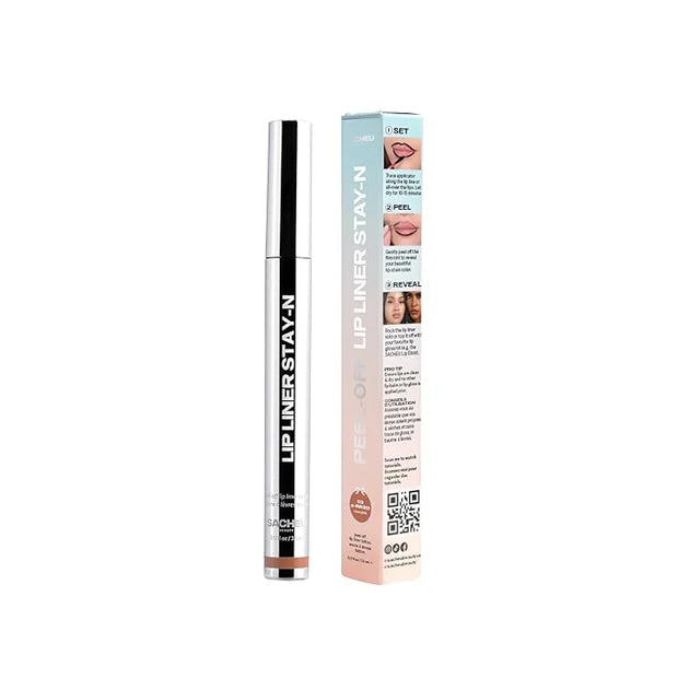Sacheu Lip Liner Stay-N Peel Off Lip Stain — Long Lasting Matte Lip Tattoo Transfer Proof Lipstain Infused with Hyaluronic...