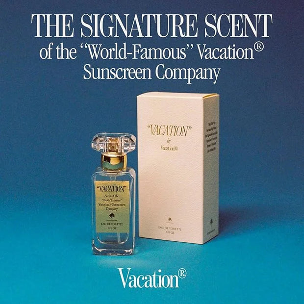 "VACATION" by Vacation Sunscreen Eau de Toilette, Beach Coconut Perfume for Women & Men, Scent of Sunscreen & Summer, Trav...