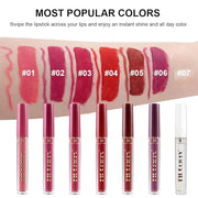 6 Colors Liquid Lipstick + Lip Liner Pen