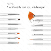 Auocattail nail art tool set