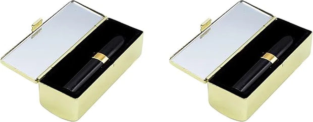 Stephanie Imports Set of 2 Rectangular Vintage Lipstick Rectangular