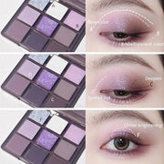9 Colors Purple Silver White Tan Grape Matte