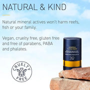 Brush On Block Mineral Sunscreen Powder Refill, Natural Broad-Spectrum SPF 30, Safe for Sensitive Skin, UVA UVB Face Prote...