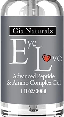 Pure, Natural & Organic Eye Love Eye Gel for The Skin Around The Eye Area. by GIA NATURALS. Plant Based Silk Protein Amino...