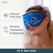 Cooling Eye Mask - Reusable Gel Eye Mask Cold Pack - Our Ice Eye Mask Soothes Puffy Eyes & Dark Circles - Relieve Your Hea...