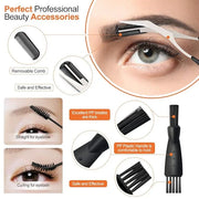 14 in 1 Eyebrow Razor Kit, Professional Dermaplane Face Razor for Women, Eyebrow Trimmer for Hair & Peach Fuzz Remover, Fa...