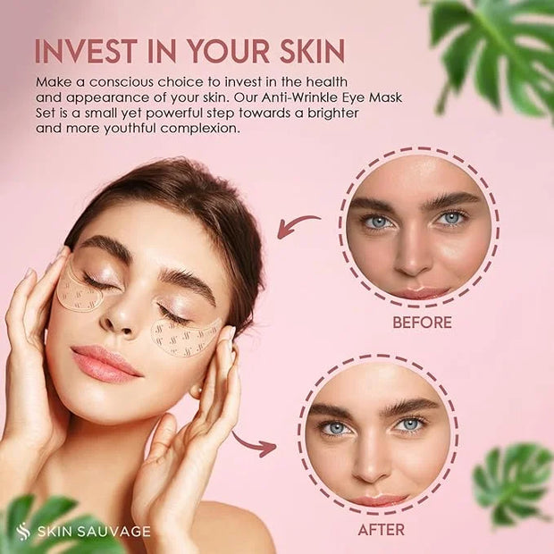 Anti-Wrinkle Eye Mask Set with Stylish Storage Tin to Revitalize and Rejuvenate - Product Image