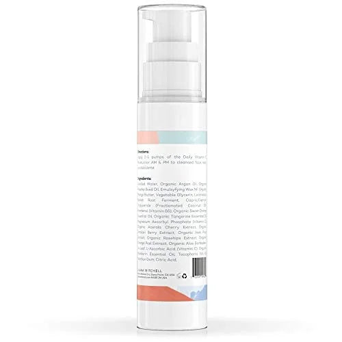 Alana Mitchell Skin Care Set – Anti-Aging Peptide Under Eye Cream + Hyaluronic Acid Serum + Vitamin C Face Moisturizer – A...