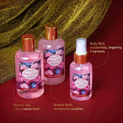 Spa Gift Basket for Women, ROSE & JASMINE Friendship Gifts Women, Tote Bag, Shower Gel, Hand & Body Cream, Hitrees Bath Gi...